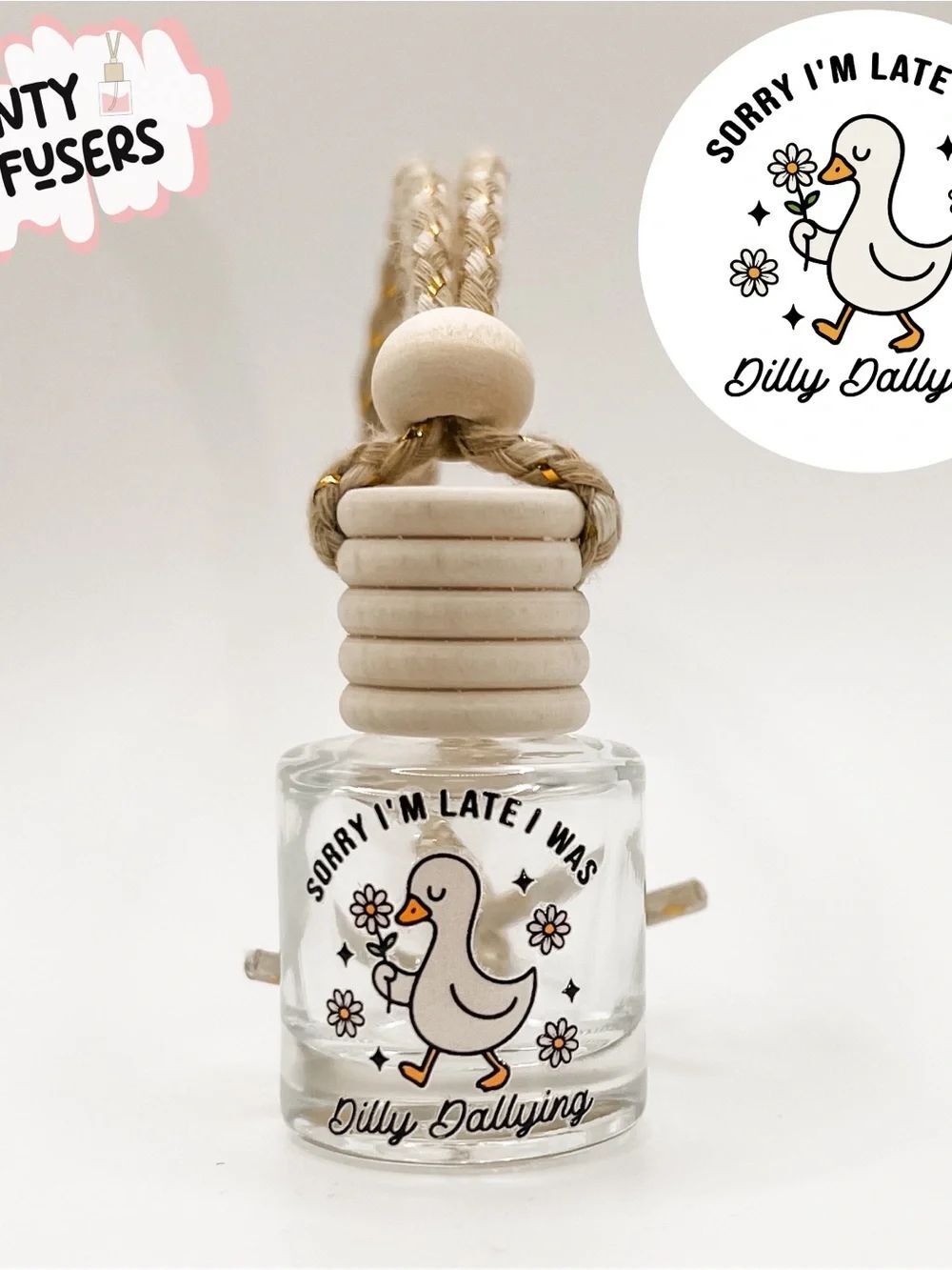 Hanging Car Diffuser Bottle - Picture 4 of 8